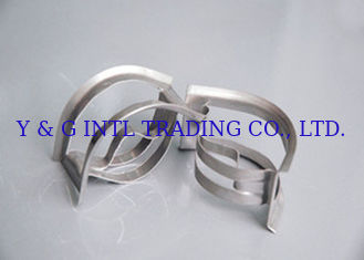 High Capacity Metal Saddle Ring , Stainless Steel Packing With Great Separating