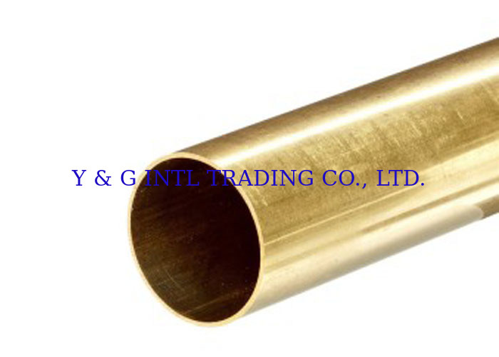 C2680 Copper Alloy Thin Brass Tubing 0.5mm 50mm Thickness For Air