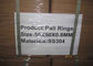 Pall Ring Metal Random Packing For Distillation Tower SS304 304L 316 316L