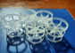 38mm 50mm 76mm White Plastic Pall Ring For Fish Farm And Chemical Tower