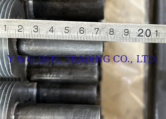Finned Tube Round Fin Thickness 0.3mm 1mm for Temperature