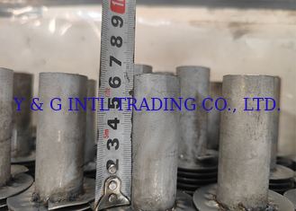 Industrial Carbon Steel Fin Stud Dia 12.7mm Silver Carbon Steel Heat Transfer Tube