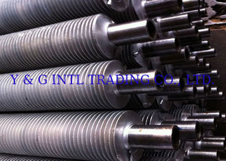 OD 76mm Bare Finned Tube L Type Aluminum Spiral For Heat Exchanger And Air Cooler