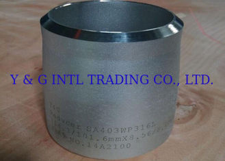 Butt Welding / Seamless Fittings And Flanges Reducers Concentric ASTM / ASME WP304L 316L