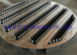 Orifice Type Column Internals Removeable Structure Anti Clogging High Elasticity