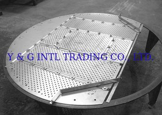 Chemical Industry Sieve Tray Column , High Efficiency Sieve Tray Distillation Column