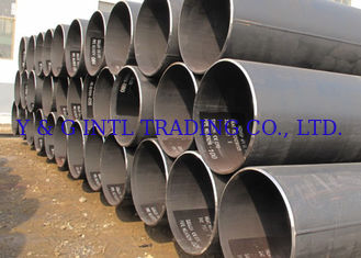Spiral Welded Schedule 40 Carbon Erw Steel Pipe Round Shape 3 - 50 Mm Thickness