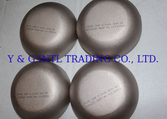Cold Drawn Forged Alloy Cap 6 - 800mm Outer Diameter With Welding Connection