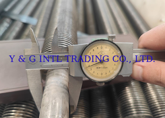 Round Finned Tube Stainless Steel Beveled End 12.7mm/15.88mm