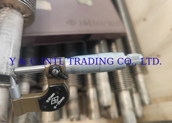 Round Finned Tube Stainless Steel Beveled End 12.7mm/15.88mm