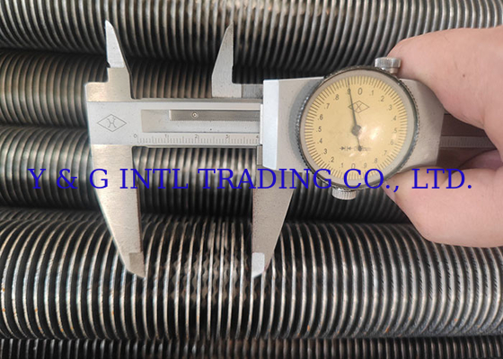 Frequency Finned Tube For Extreme Temperatures Customizable Plain And Beveled End Tubes