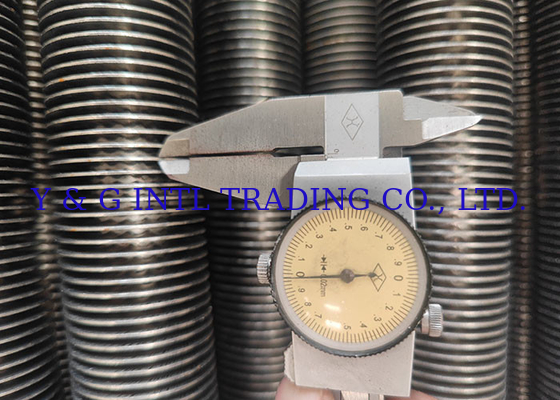 Frequency Finned Tube For Extreme Temperatures Customizable Plain And Beveled End Tubes