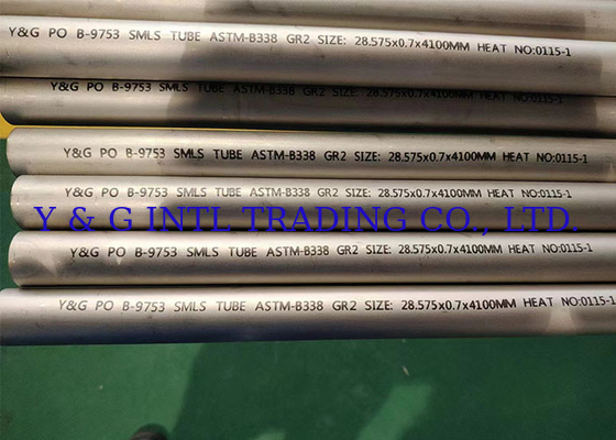 ASTM B338 Standard Seamless Titanium Tube with 0.1% Impurity