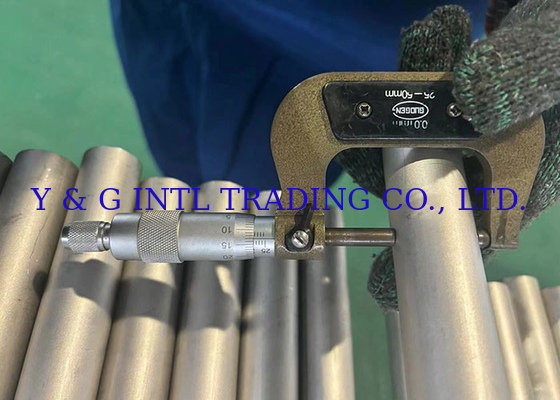 Round Polished Titanium Tubing Alloy Seamless Welded 0.1% Impurity