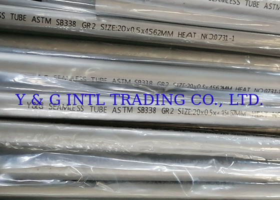 Gr1 Gr3 Titanium Alloy Tubing / Titanium Tube Alloys Wisent076 Purity Seamless Welded Straight Pipe