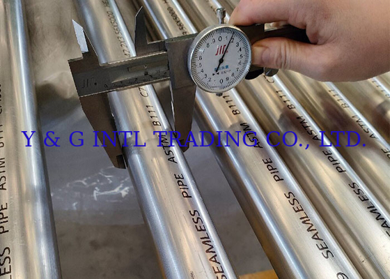 Seamless Cold Rolled Copper Alloy Tube Customized Surface Polished