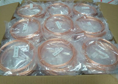 OD 4 - 22mm Seamless Copper Tube For Air Conditioning And Refrigeration System Copper Coil Tube