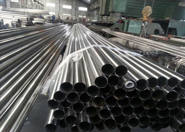 INCONEL 617 Brushed Nickel Pipe , Nickel Silver Tubing Rolling Or Drawing Type