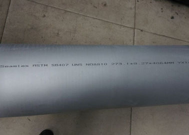 ASTM B407 UNS NO8810 Nickel Alloy Tube 1.24 - 59.54mm Thickness DIN Standard